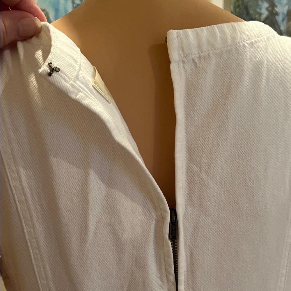 Madewell White Sleeveless Mini Dress - Picture 5 of 9